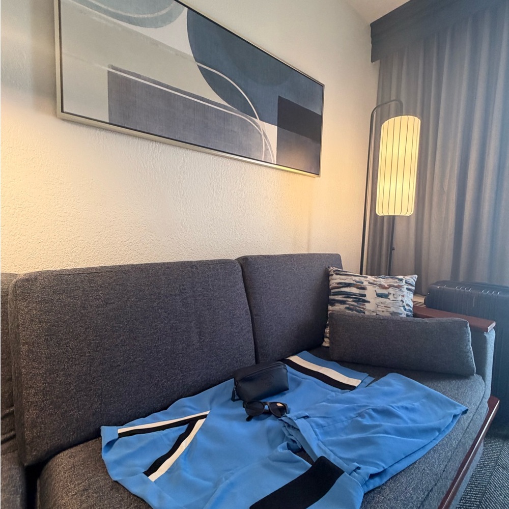 Awesome 🦋Taylor made Vintage Blue and Black King’s Shirt - Picture 11 of 12